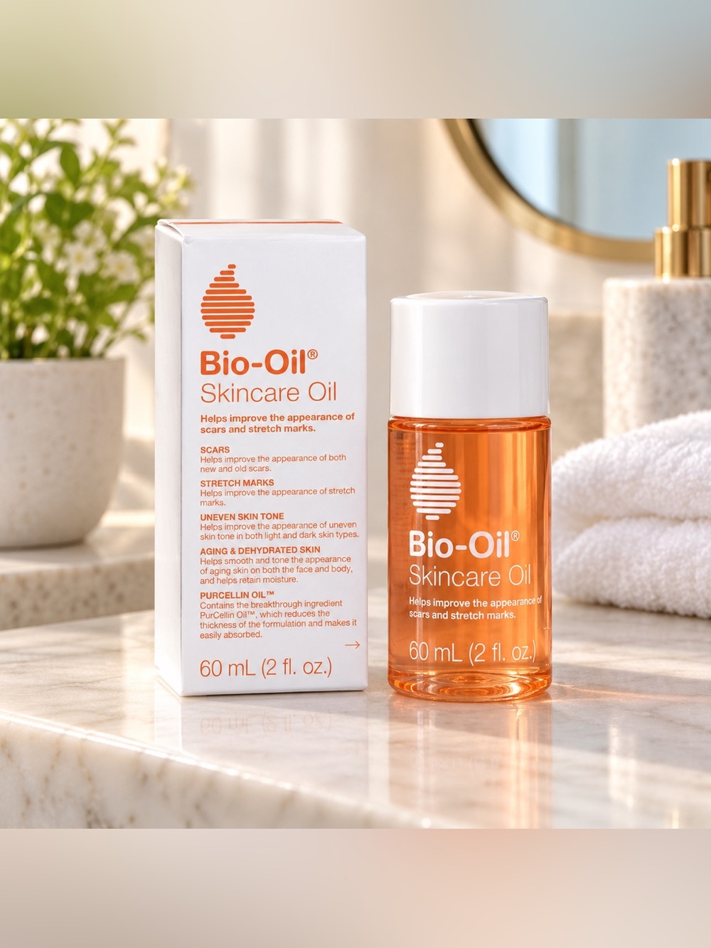 Bio-Oil Skincare Oil 2 oz 60 mL Scars Stretch Marks NWT